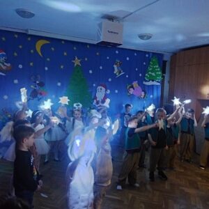 „Wesoła nowina” – inscenizacja w wykonaniu dzieci z grupy Motylków