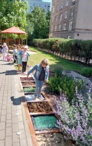 Ekologiczna ścieżka sensoryczna- Jeżyki