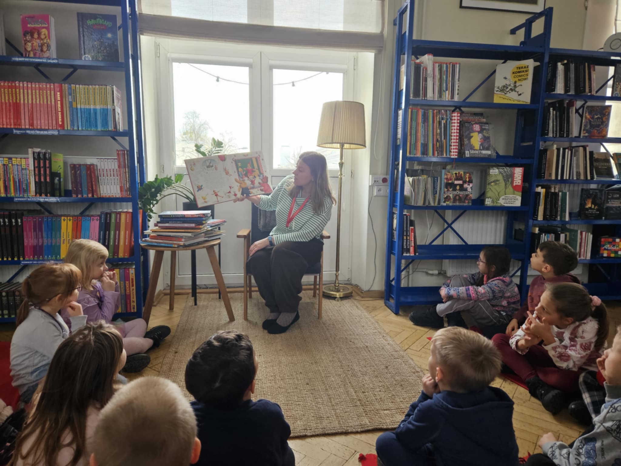 Read more about the article Wizyta Podróżników w bibliotece Komiksowo